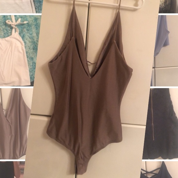 One-piece shiny body suit - Picture 2 of 2